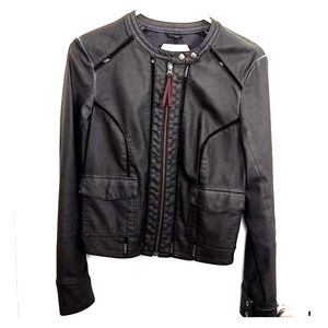 Anthropologie Hei Hei faux leather jacket